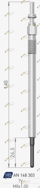 Свеча накаливания A-N PARTS 148 303